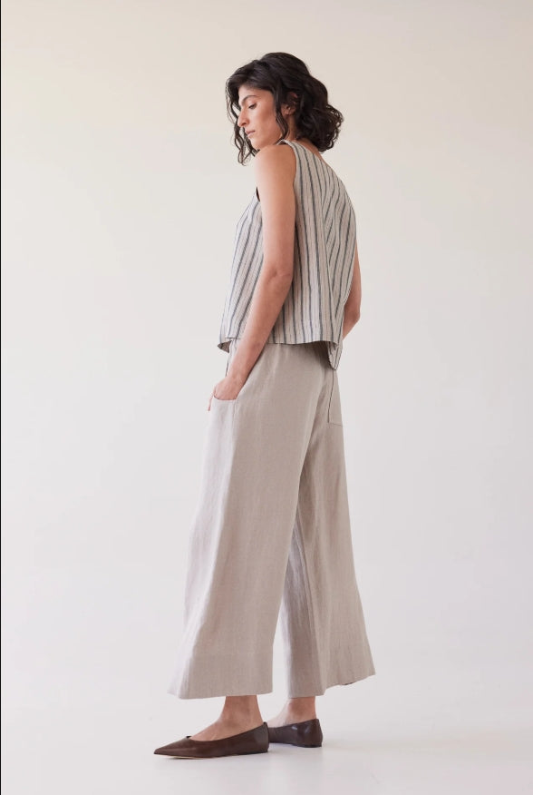 Oliver Pull On Pant - Stone