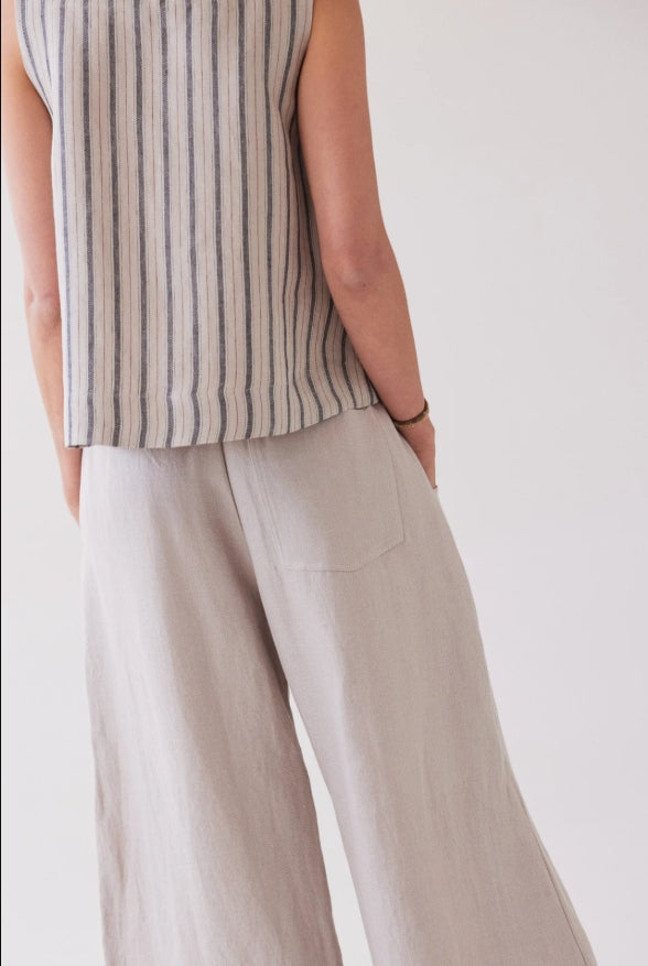 Oliver Pull On Pant - Stone