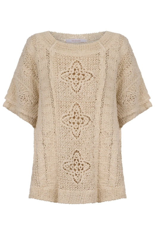 Maggie Crochet Top - Canvas
