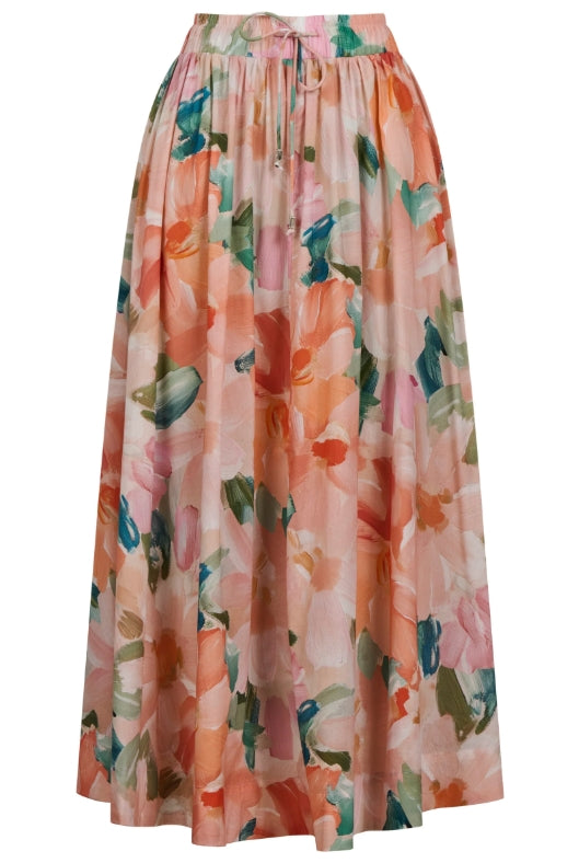 Rosa Maxi Skirt - Floral
