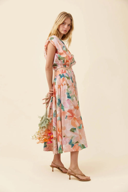 Rosa Maxi Skirt - Floral