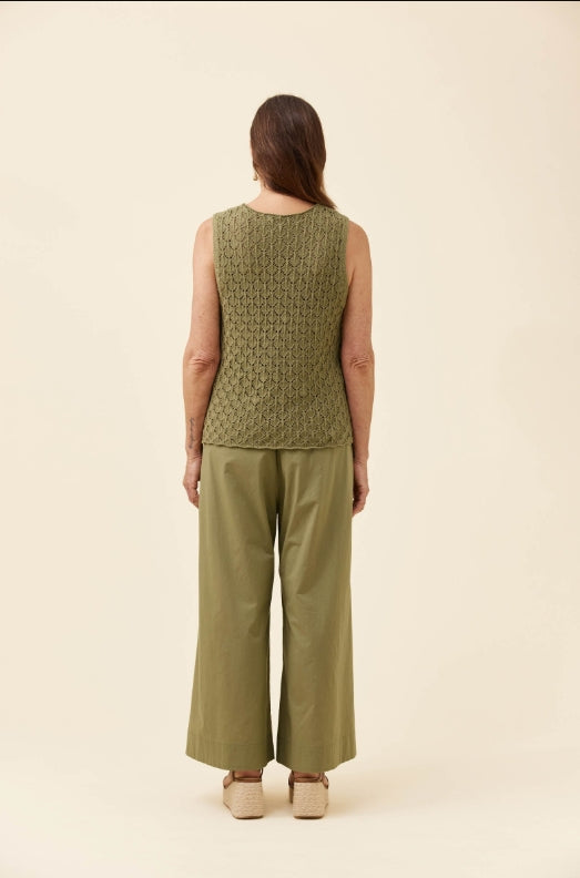 Mia Knit Top - Sage