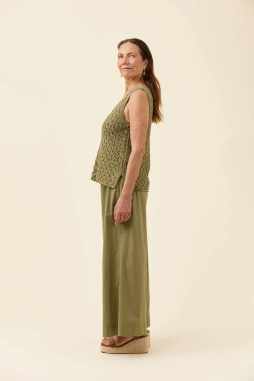 Mia Knit Top - Sage