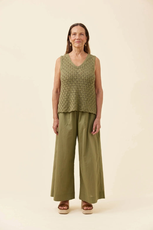 Mia Knit Top - Sage
