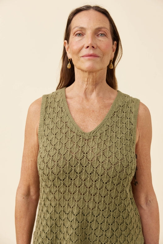 Mia Knit Top - Sage