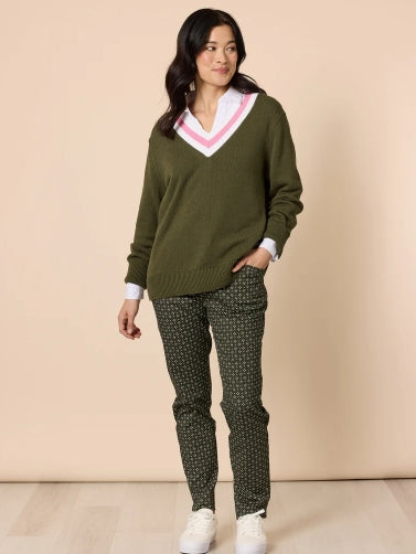 Princeton Jumper- Khaki