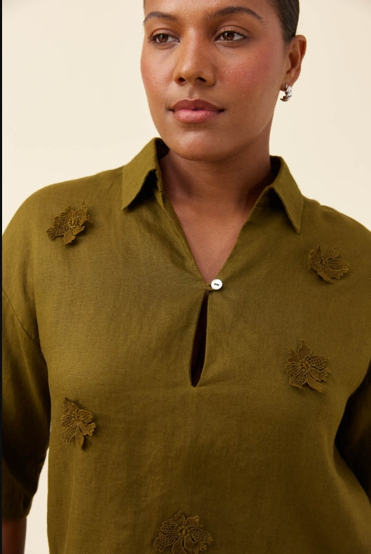 Anita Shirt - Olive