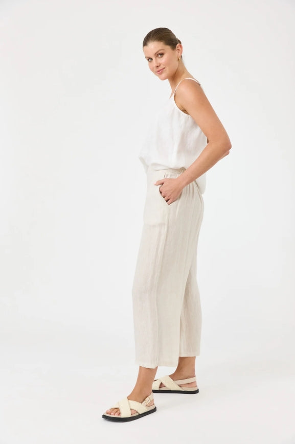 Studio Crop Pant - Tusk