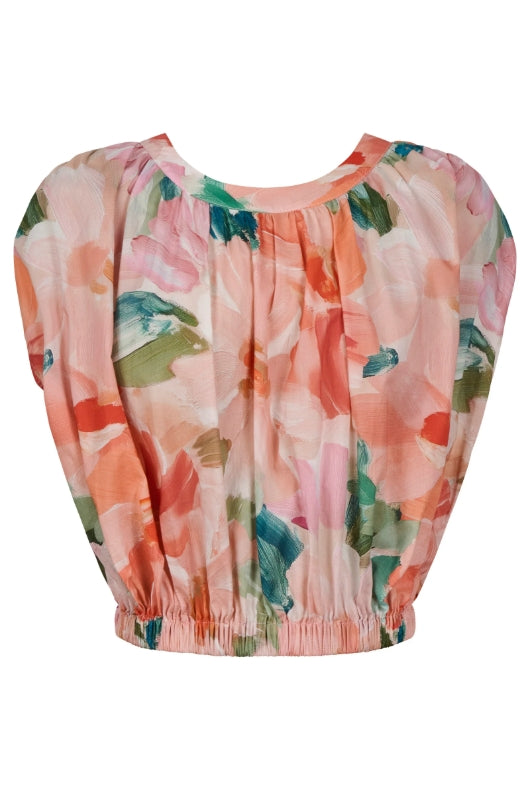 Rosa Reversible Crop Top - Floral