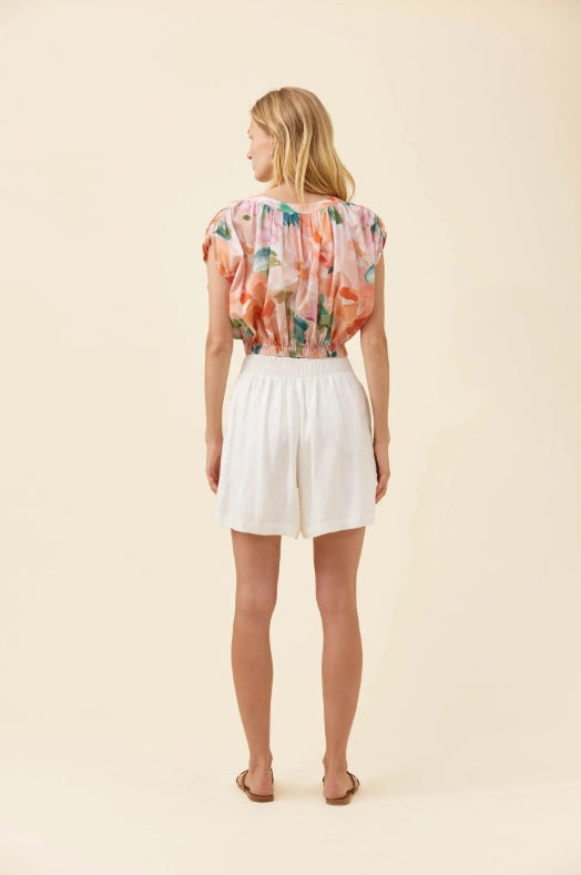 Rosa Reversible Crop Top - Floral