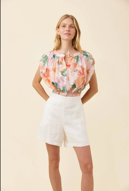 Rosa Reversible Crop Top - Floral