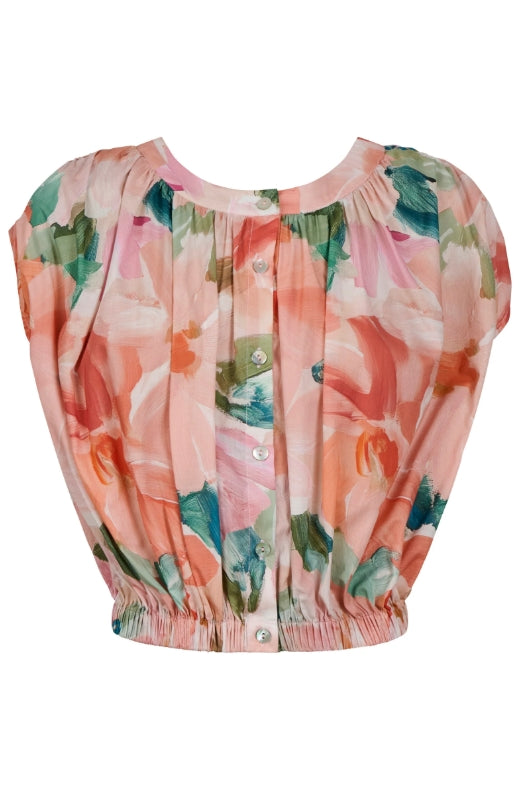 Rosa Reversible Crop Top - Floral