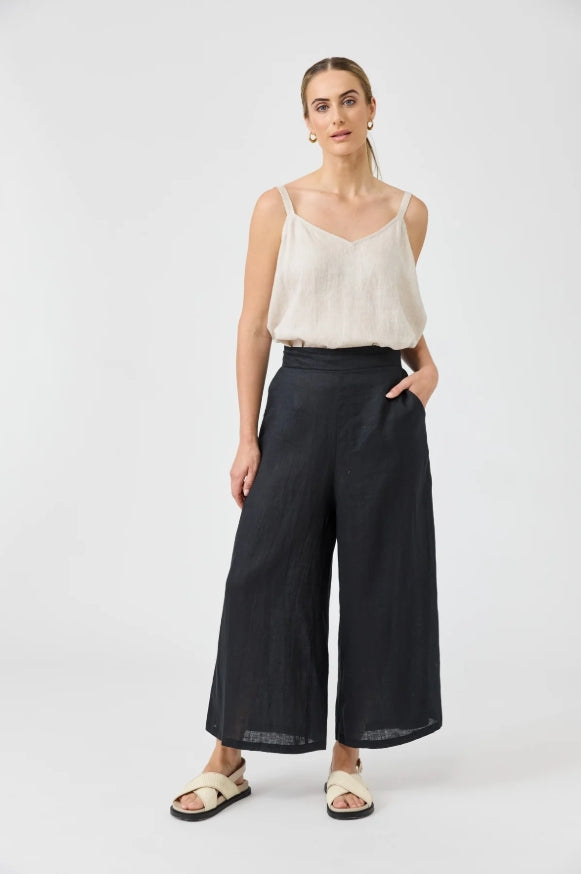 Studio Crop Pant - Ebony