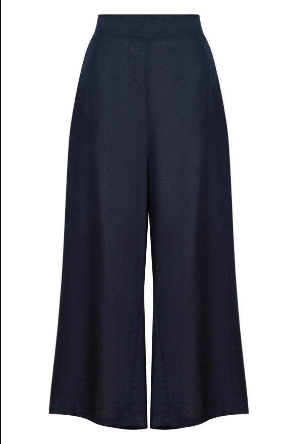 Studio Crop Pant - Navy