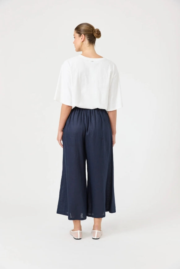 Studio Crop Pant - Navy