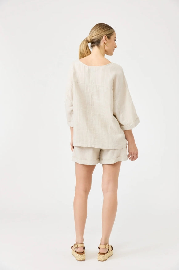 Studio Relaxed Top - Tusk