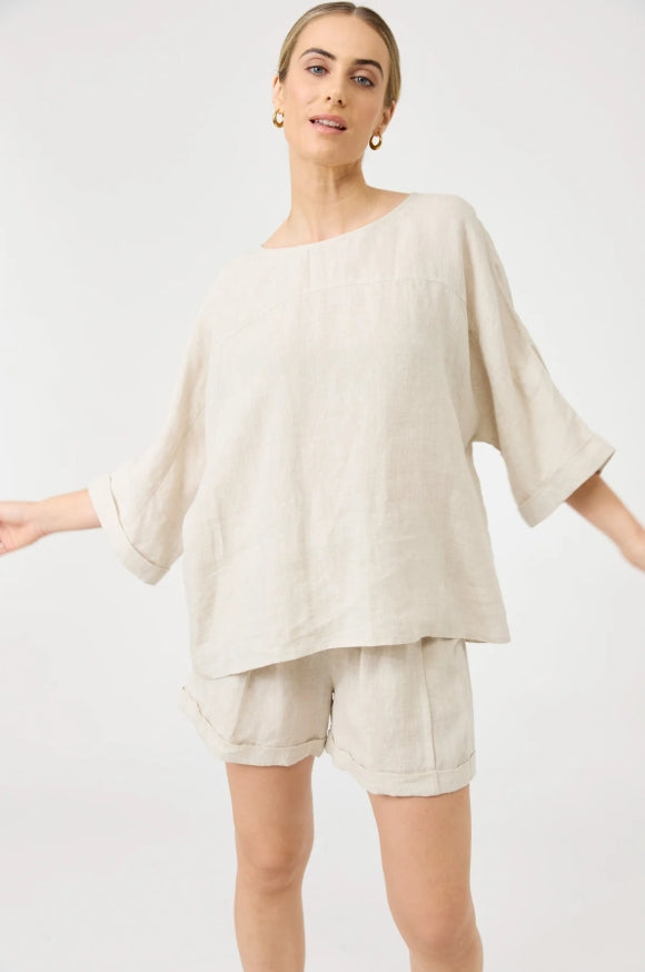 Studio Relaxed Top - Tusk