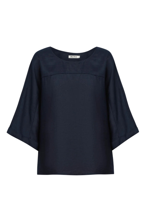 Studio Relaxed Top - Navy