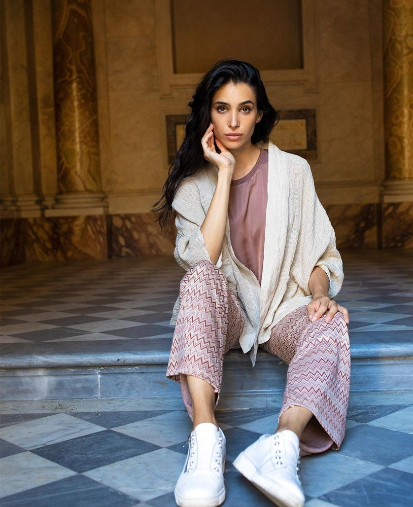 Miranda Linen Jacket - Oatmeal