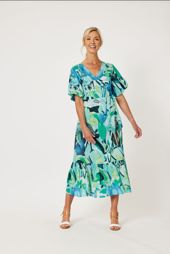 Palm Dress - Green