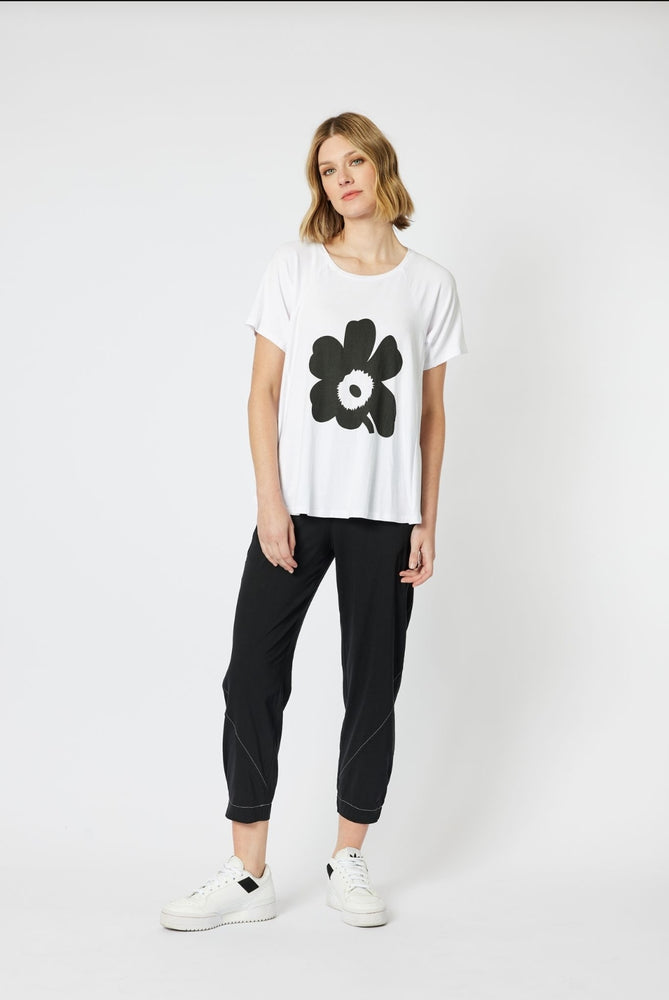 Parachute Stitch Detail Pant - Black