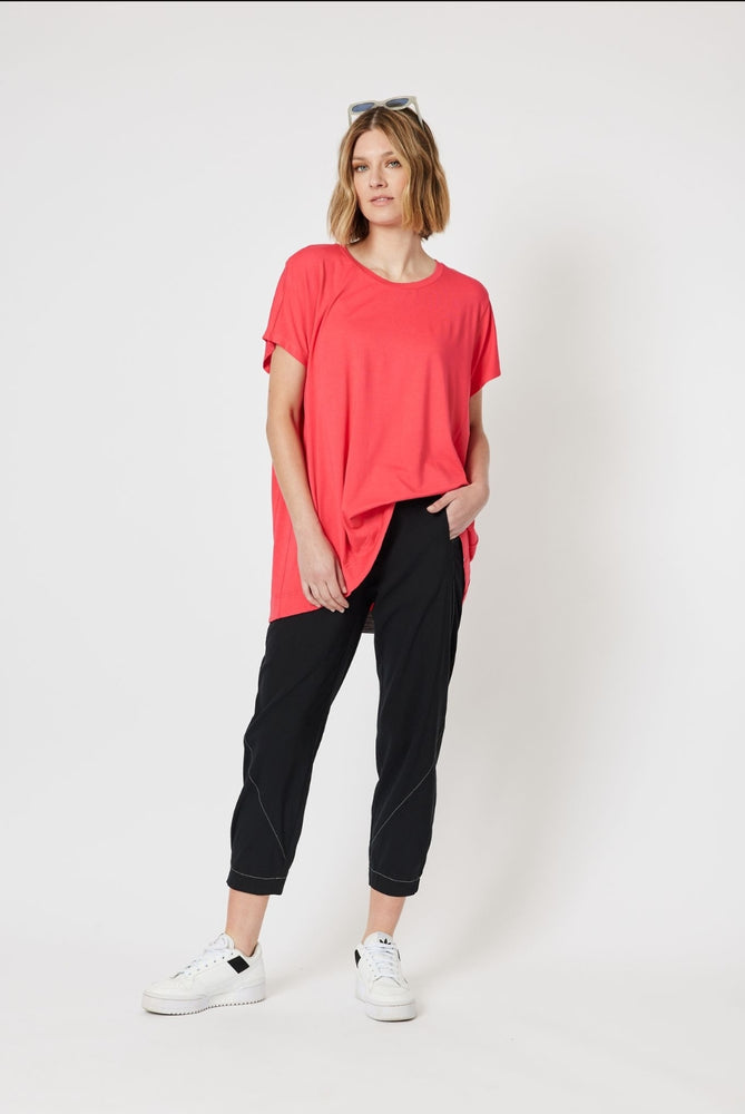 Parachute Stitch Detail Pant - Black