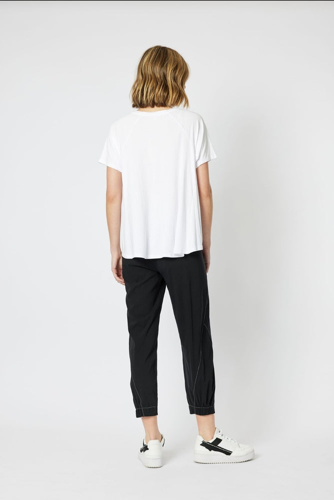 Parachute Stitch Detail Pant - Black