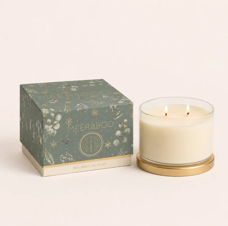 Snow Gum Gold Lid Soy Candle