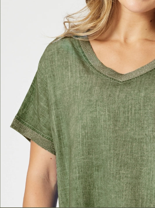 Sienna Top - Olive