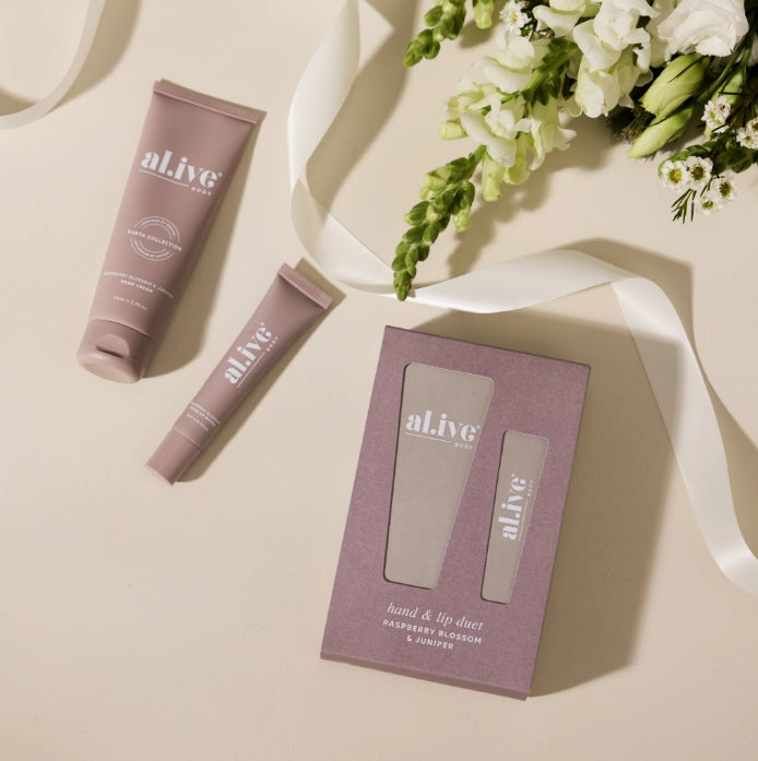 Raspberry Blossom & Juniper Hand & Lip Duet