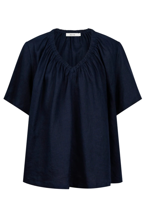 Cove Relaxed Top - Indigo