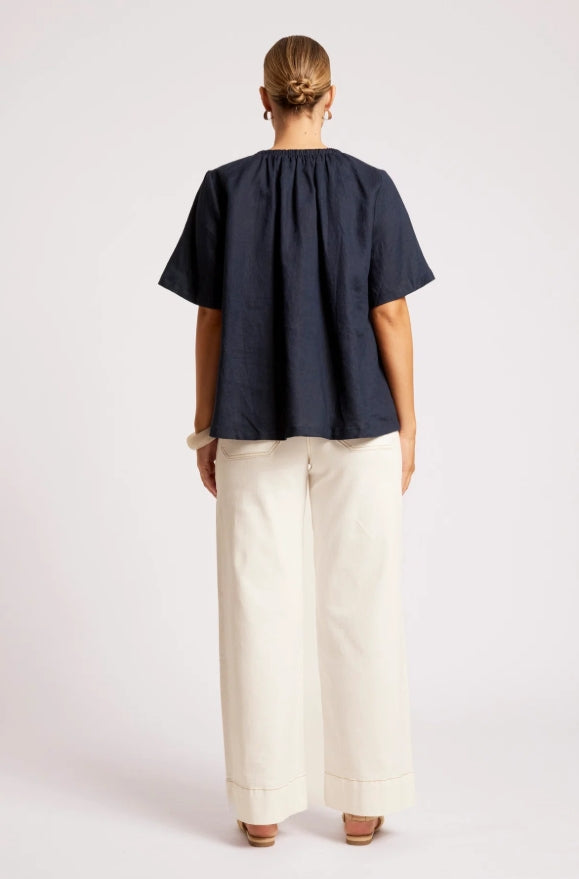 Cove Relaxed Top - Indigo