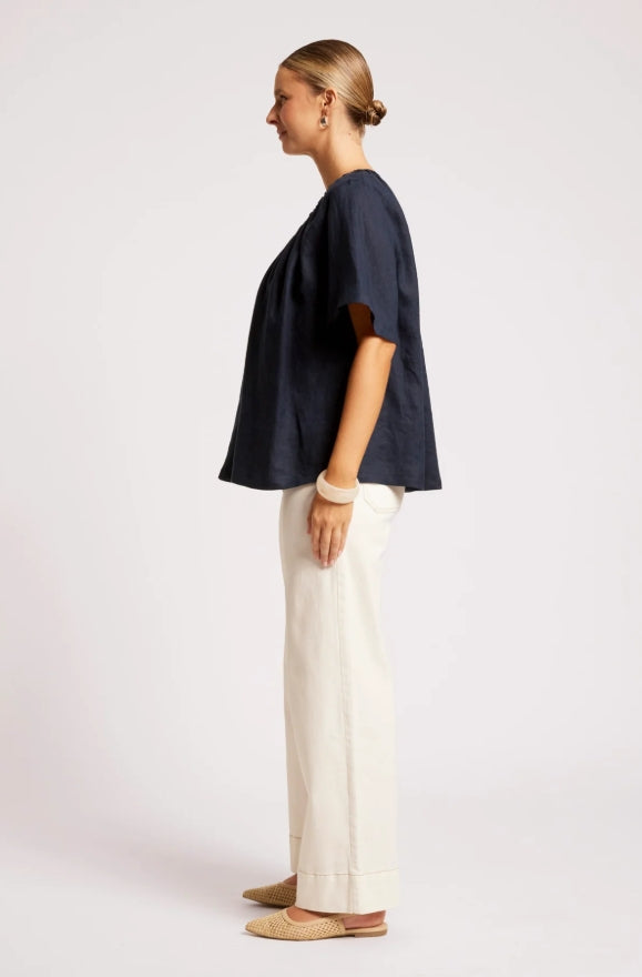 Cove Relaxed Top - Indigo