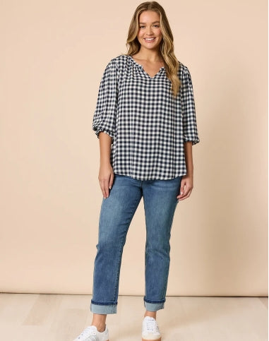 Retro Cuff Jean- Denim