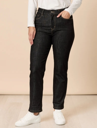 Retro Cuff Jean- Black