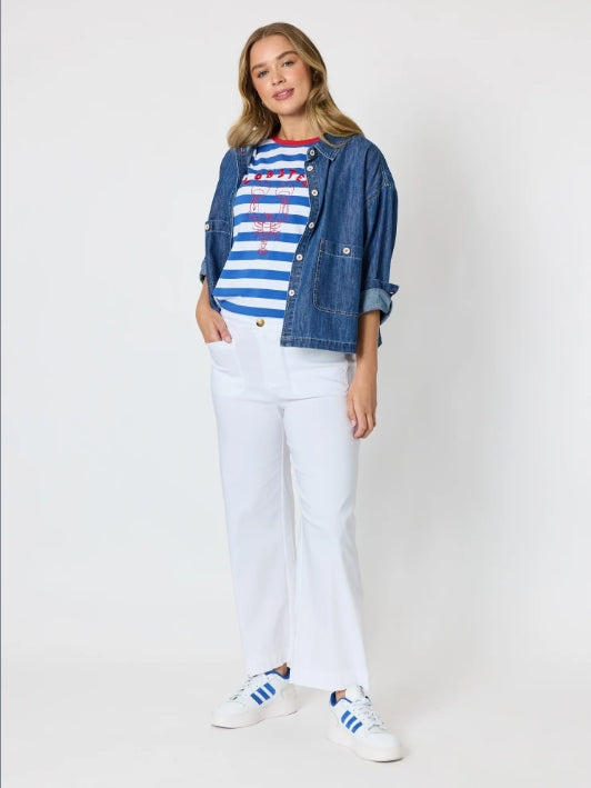 Coast Crop Denim Jacket