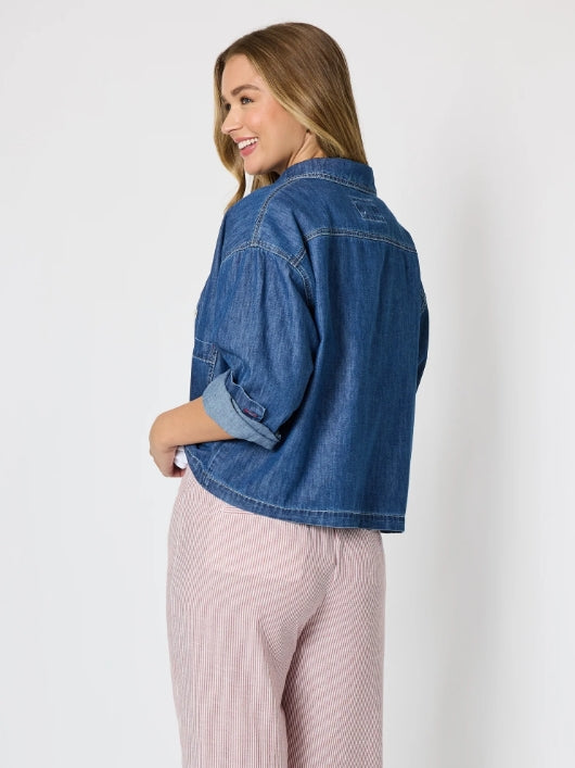 Coast Crop Denim Jacket