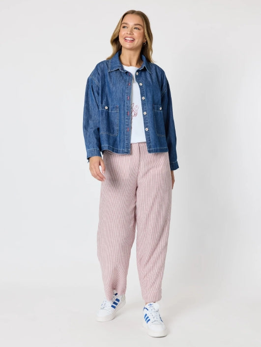 Coast Crop Denim Jacket