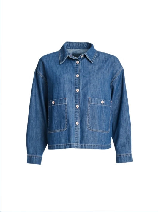 Coast Crop Denim Jacket