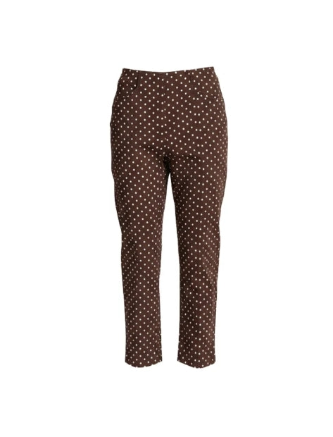 Shell Print Pant - Mocha