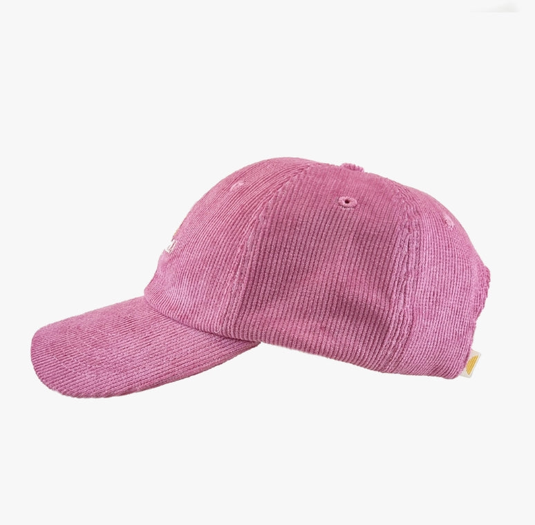 Rad Kid Baseball Organic Cord Cap - Pink