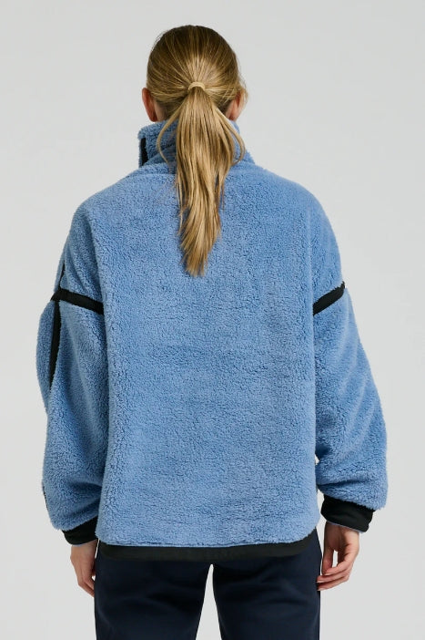 Popover Fleece Sweatshirt - Sky Blue