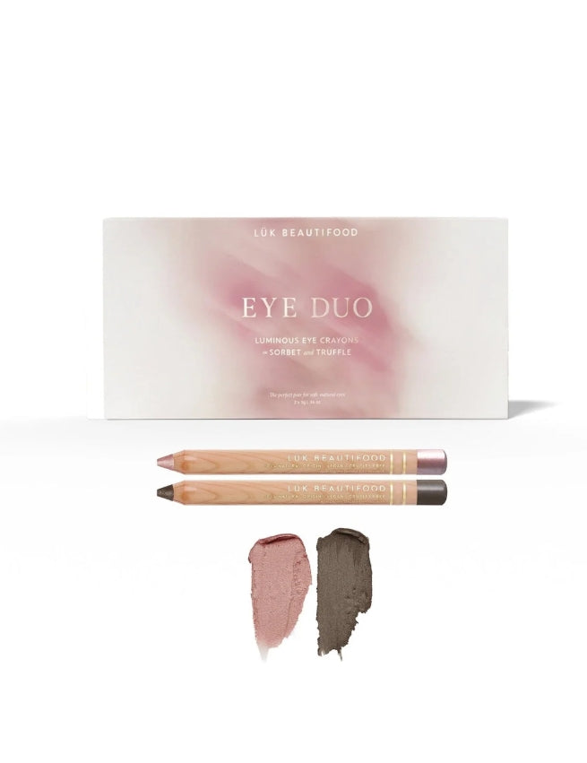 Luminous Eye Crayon Duo - Truffle+Sorbet