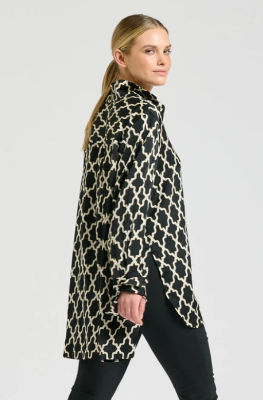 The Marnie Shirt - Moroccan Print