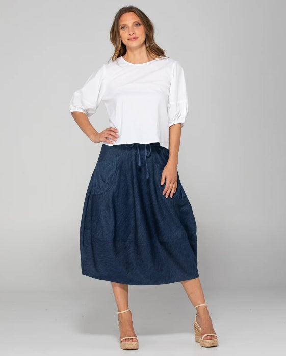 Guru Skirt - Dark Denim