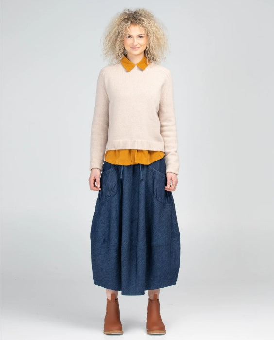 Guru Skirt - Dark Denim