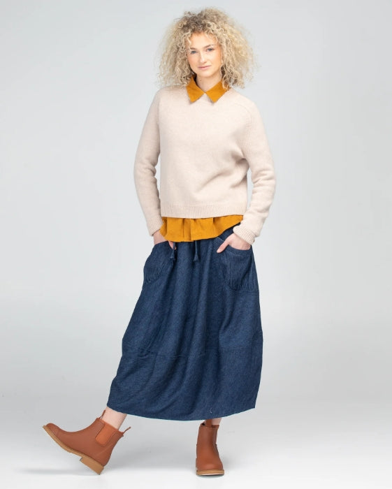 Guru Skirt - Dark Denim