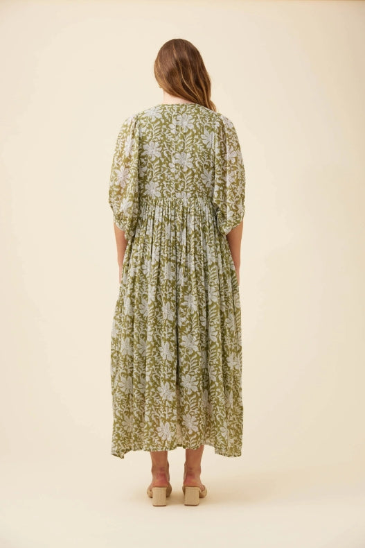 Wilma Maxi Dress - Olive