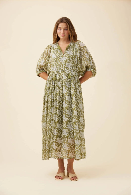 Wilma Maxi Dress - Olive