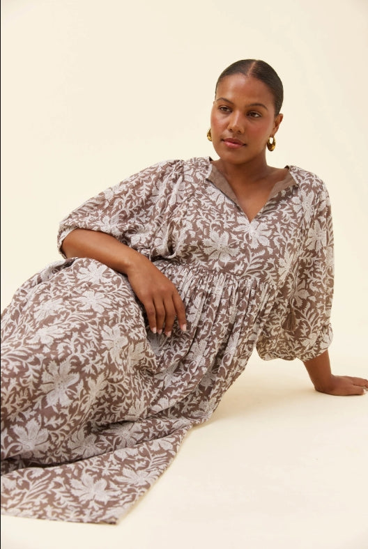 Wilma Maxi Dress - Taupe